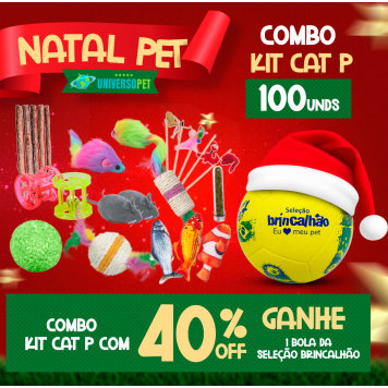 Combo Kit Cat P - Natal com o seu pet!