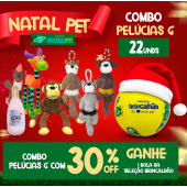 Combo Pelúcias G Natal com o seu pet!