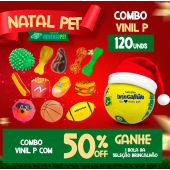 Combo Vinil P -Natal com o seu pet!