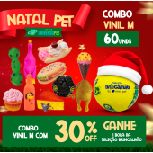 Combo Vinil M - Natal  com o seu pet!