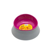 Bebedouro/Comedouro Pote do Cão Família de Estimação Rosa P 320ml