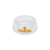 Comedouro Cristal Glitter Branco 300ml