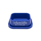 Comedouro Brincalhão Bistrô Anti Formiga Azul Pequeno 350ml
