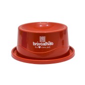 Comedouro Ergonômico Brincalhão Vermelho 280ml