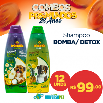 Combo Shampoo Brincalhão Bomba/Detox